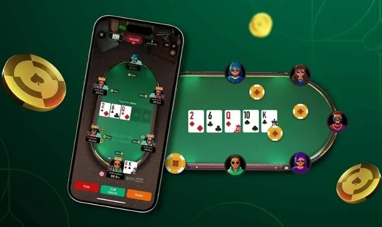 Giao diện chơi Poker Tại GWIN thiết kế đẹp, chuyên nghiệp